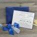 Custom Navy Blue Indian Designer Wedding Invitations
